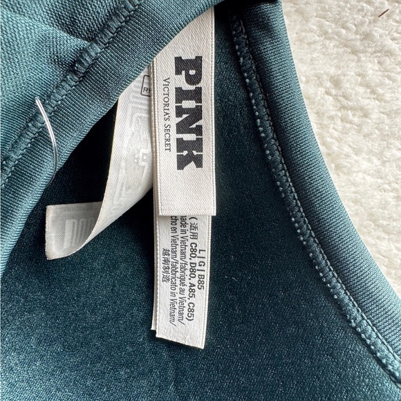 Victoria's Secret Green Racerback Sports Bra - Picture 2 of 3